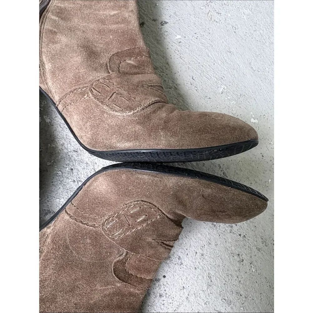 Stuart Weissman Moxanne  suede ankle boots - Picture 8 of 10